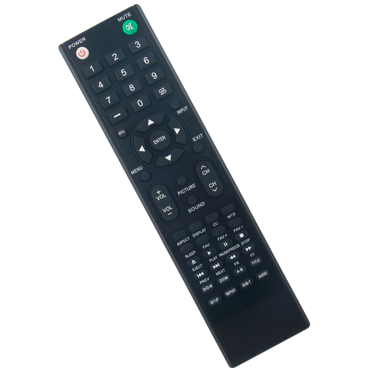 New RE20QP39 Replace Remote for RCA TV 22LB45RQD 19LA30RQD LED22B45RQD 19LA30RQ