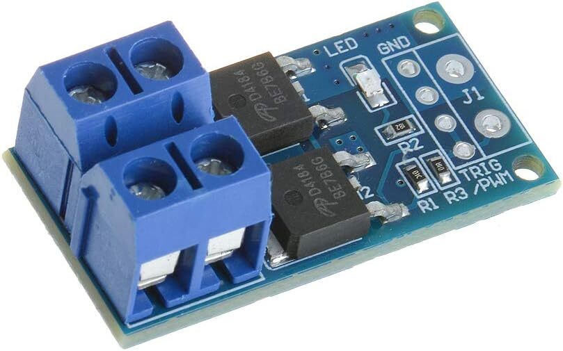 Dual MOSFET Driver 3.3-20V trigger, 15A 400W PCB Module 2 MOS FET Switch PWM