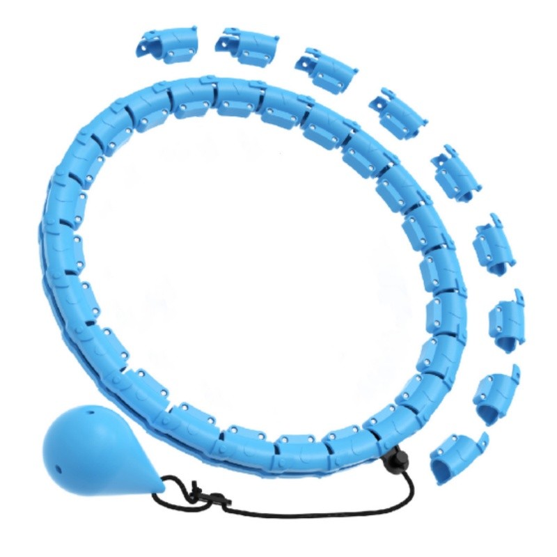 24 Knots Weighted Workout Hoop Plus Size, Smart Waist Exercise Ring for Adults