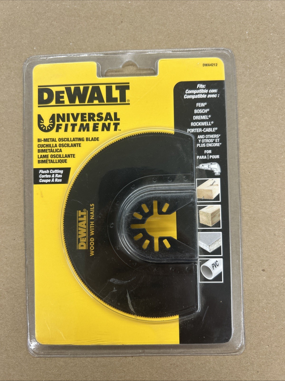 DEWALT Dwa4212 Oscillating Flush Cut Blade