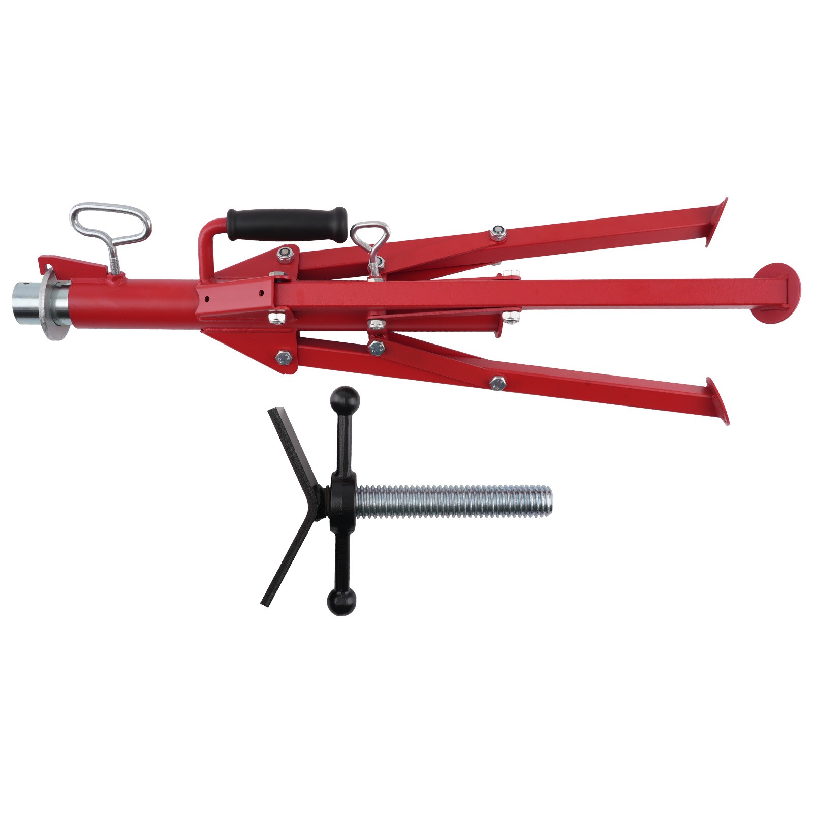 Pipe Jack Stand Steel V-Head Adjustable 28-52 Inch 2500lbs Tripod Support