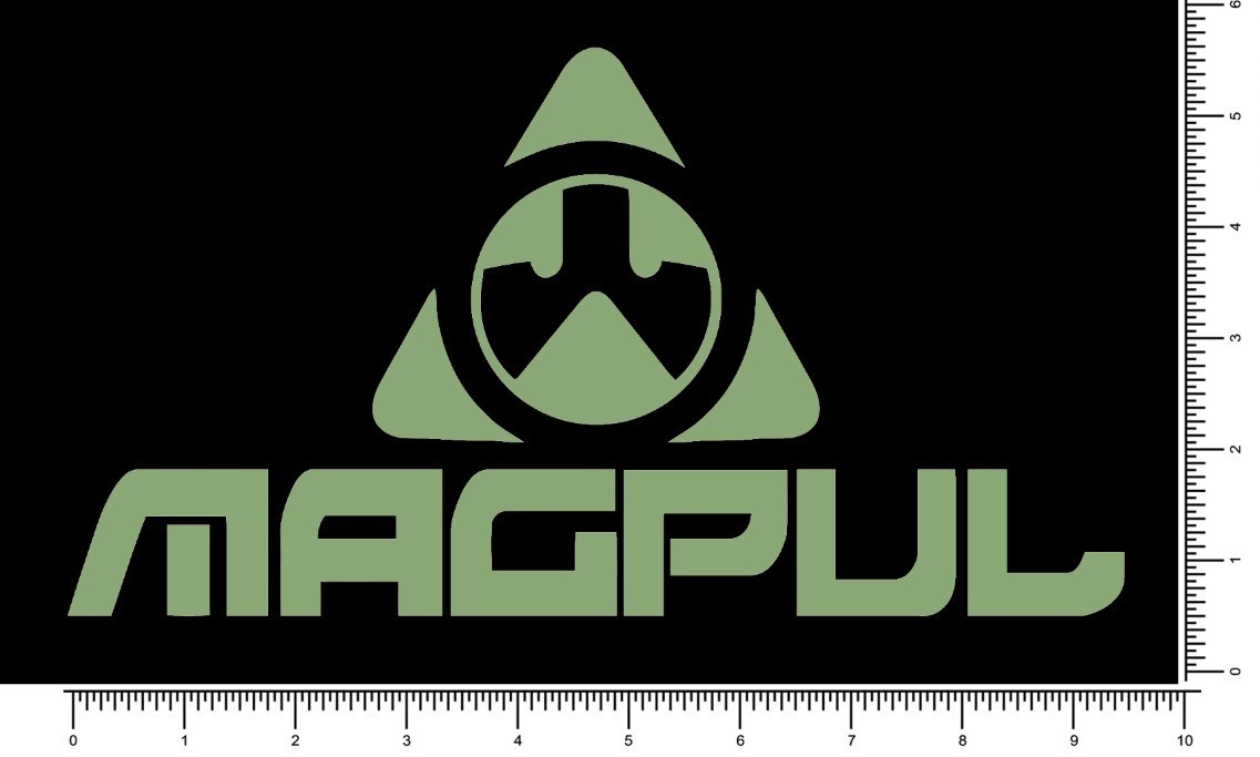 Magpul Accessories Die Cut Sticker 9.5" x 5.5" Magazine 1776