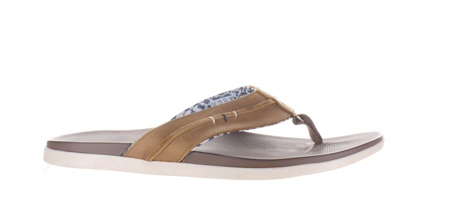 Johnnie-O Mens Starboard Sandal Taupe Flip Flop Sandals Taupe