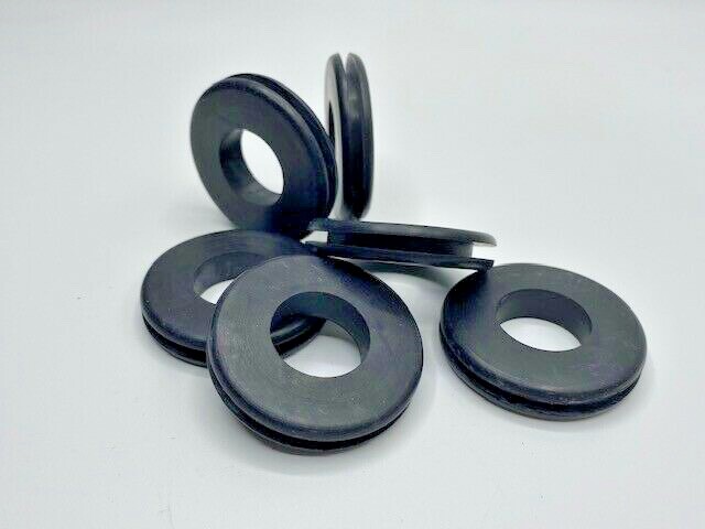 Rubber Grommets 3/4" ID x 1-1/4" OD, 1/8" Groove (6 Pieces)