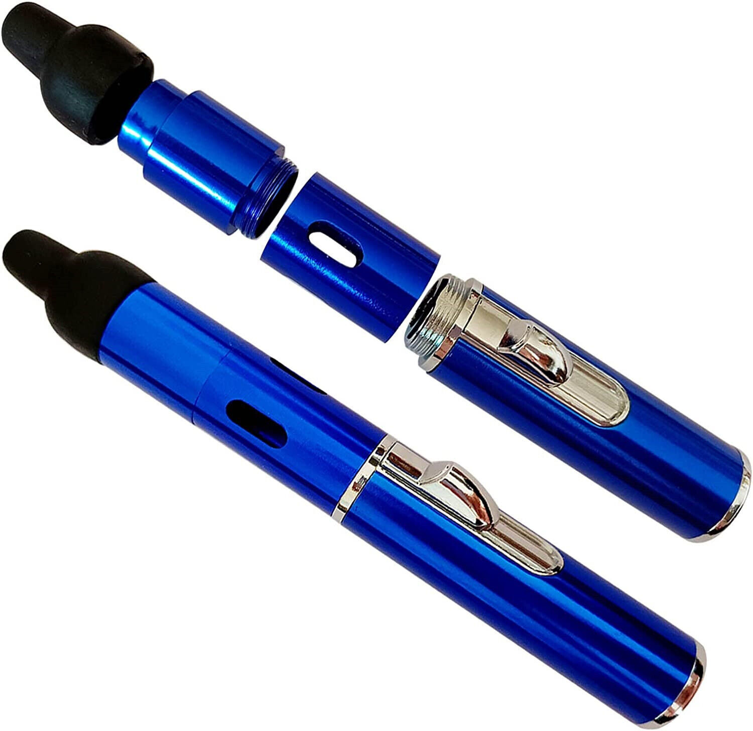 New All-in-1 Pipe Windproof Click Butane Refillable Torch Lighter Click-N-Hit