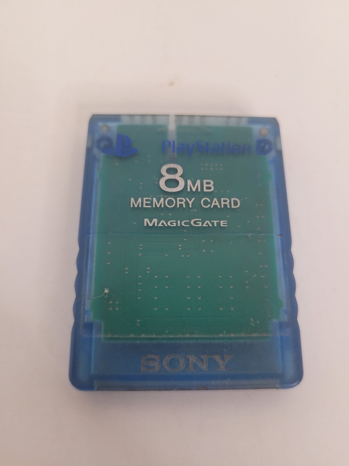 Sony PlayStation 2 Memory Card OEM Clear Blue
