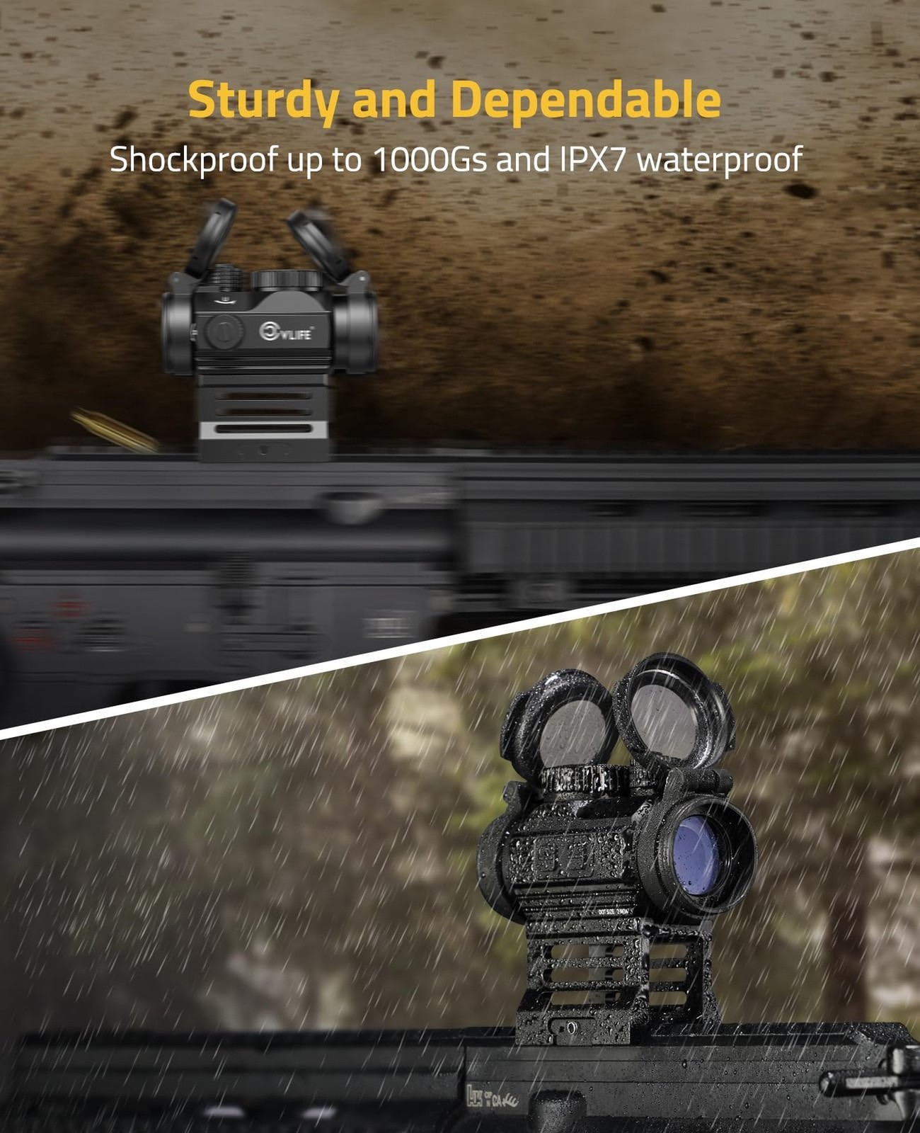 CVLIFE FoxSpook Motion Awake Red Dot Sight, 2 MOA Red Dot Scope Auto On & Off...