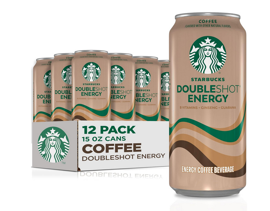 Starbucks - RTD Coffee Doubleshot Energy Drink Coffee Beverage, 15 fl oz Cans