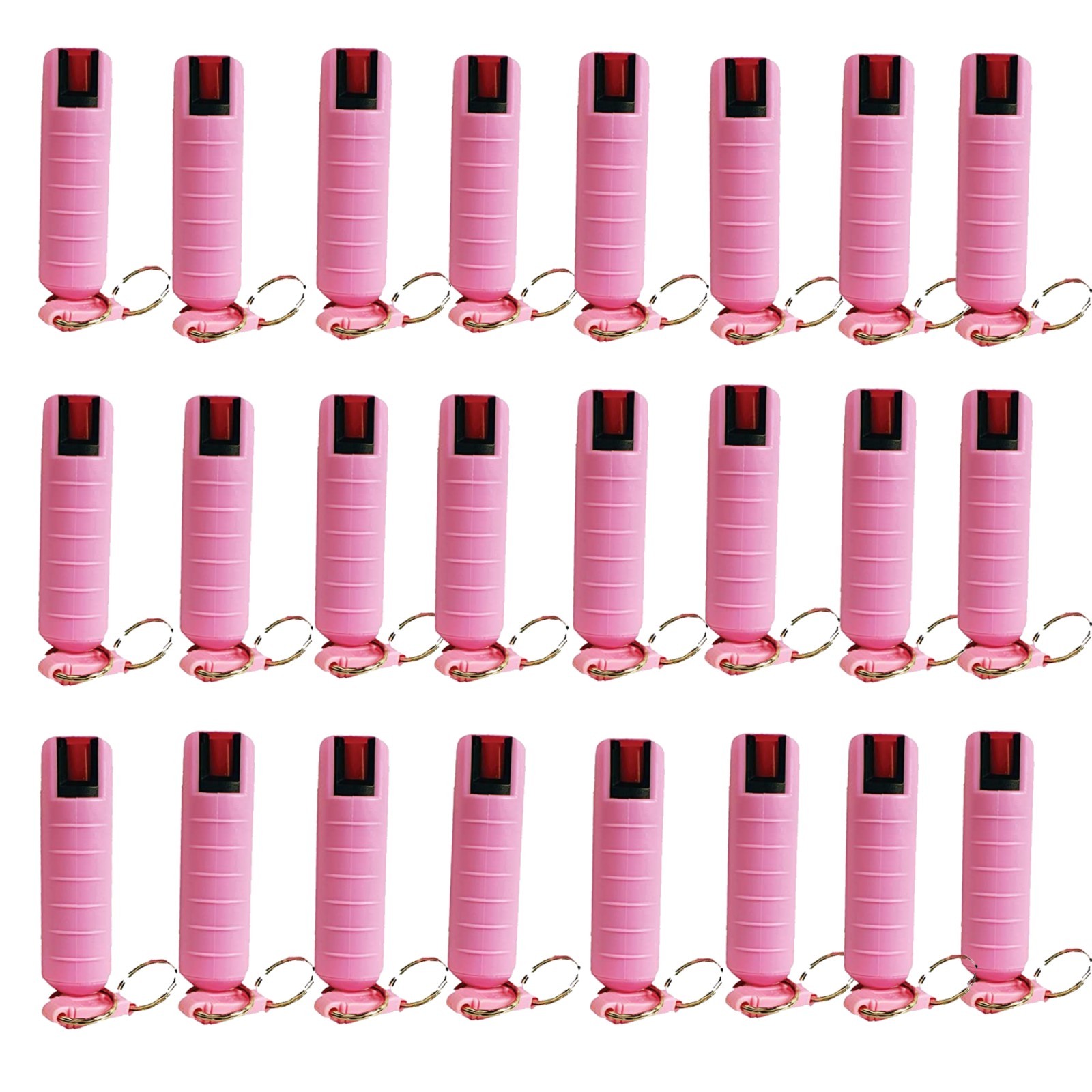 Wildfire 1.2% MC Pink Hard Case Pepper Sprays - Lot of 24 as Shown