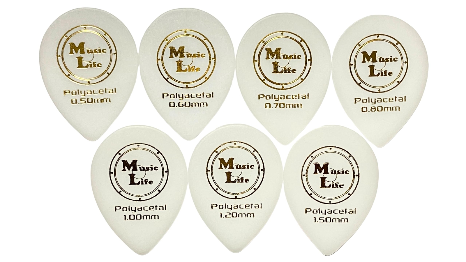 [× 10 sheets] ML Pick #9 Big Mandolin Polia Cetal Pick Chibi M From Japan