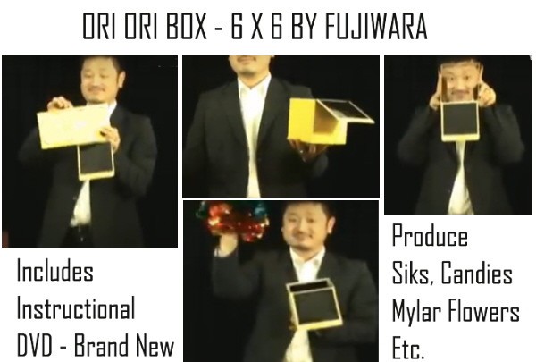 ORI-ORI BOX By FUJIWARA - SIX INCH SQUARE PRODUCTION BOX & DVD