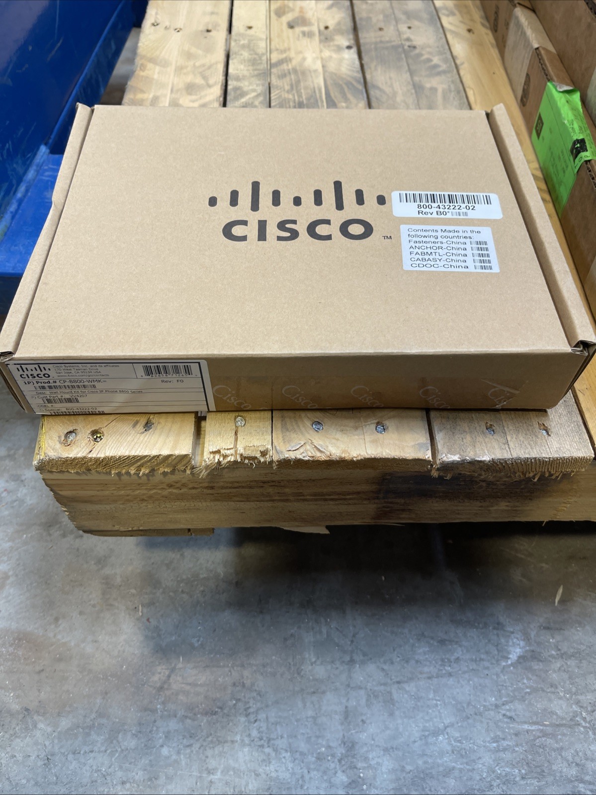 Cisco CP-8800-WMK Wall Mount Kit for Cisco IP Phone 8800 Series NIB