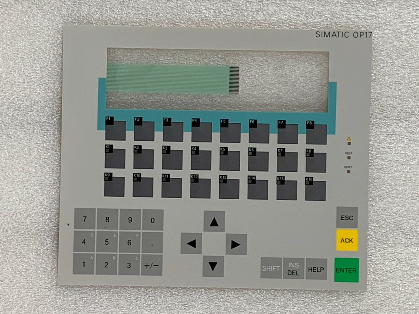 Membrane Keypad Film 6AV3 617-1JC20-0AX1 OP17 6AV3617-1JC20-0AX1