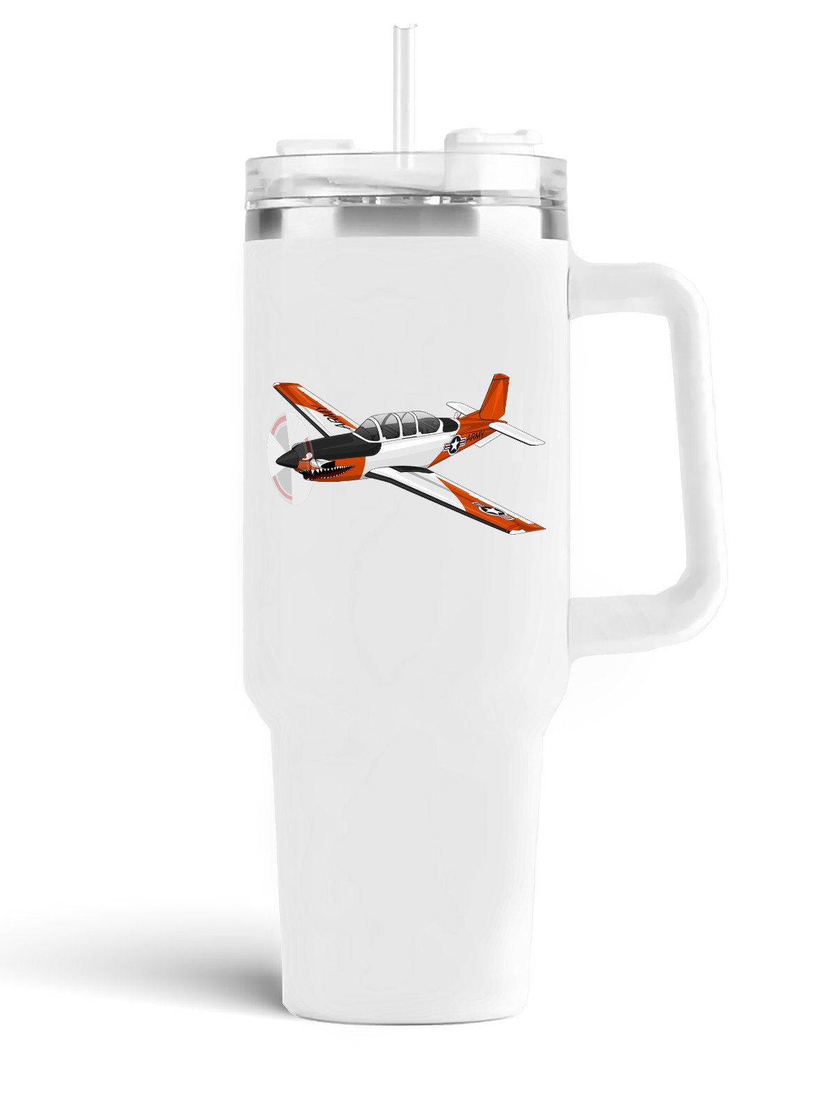 Beechcraft T-34C Turbo Mentor Stainless Steel H2.0 Quencher Tumbler 40oz