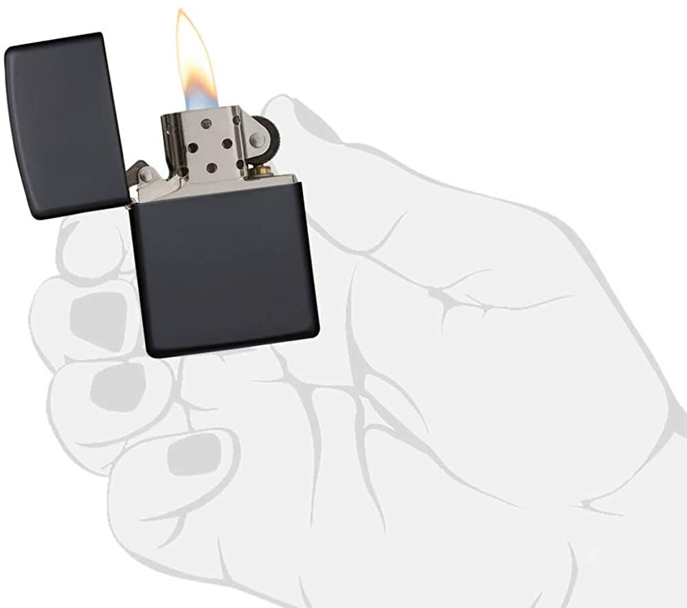 Zippo Windproof Metal Design Fire Lighter - Fighter Crest "Honor Those Who Save"