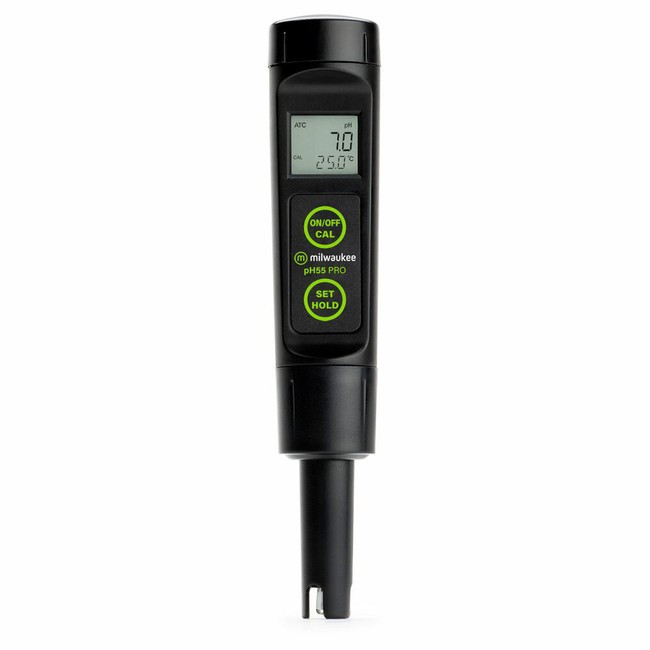 pH55 Waterproof Pocket PH/Temperature Tester - Milwaukee