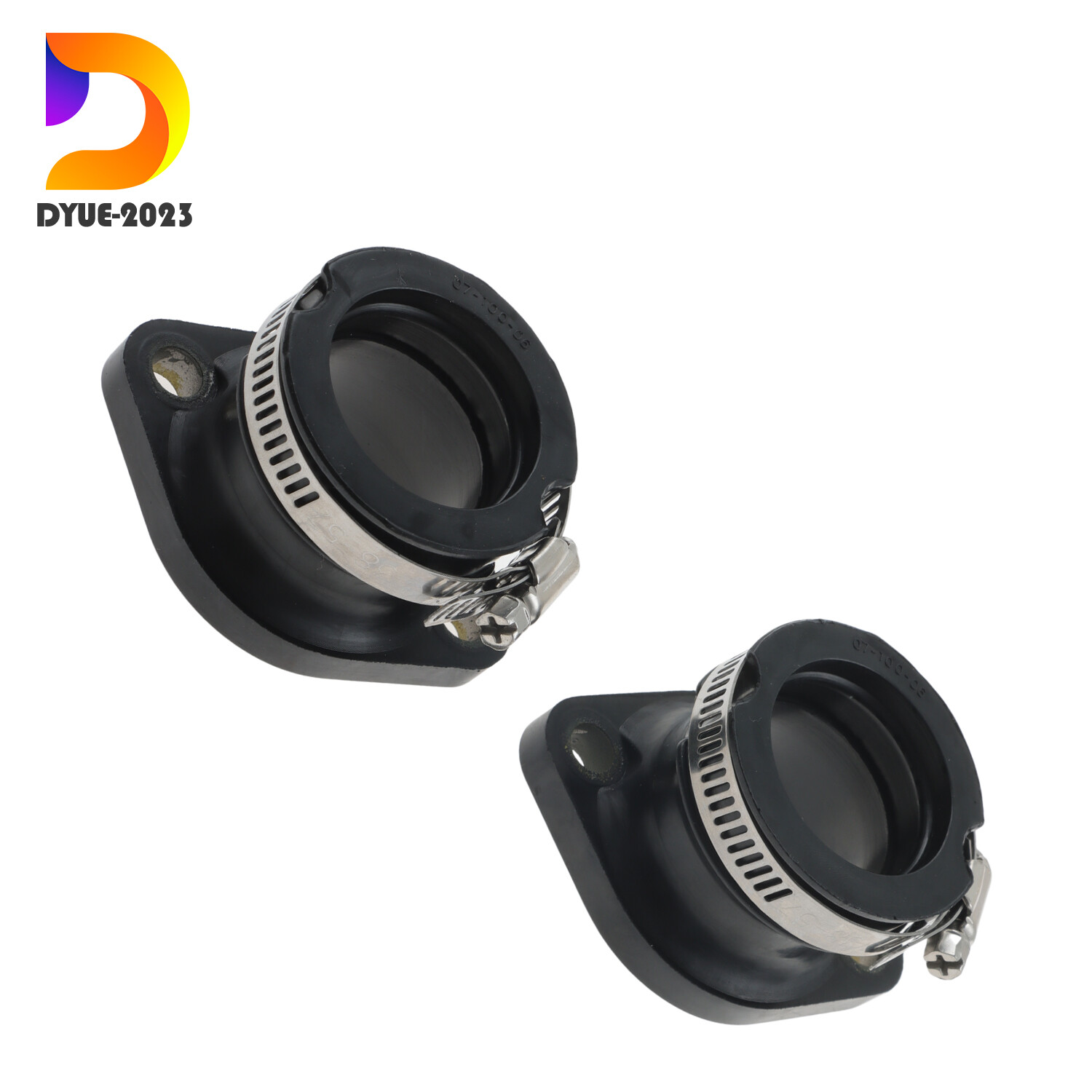 2x Carburetor Flange Carb Mount for Polaris SKS 400 SKS 440 SKS 500 RMK 500