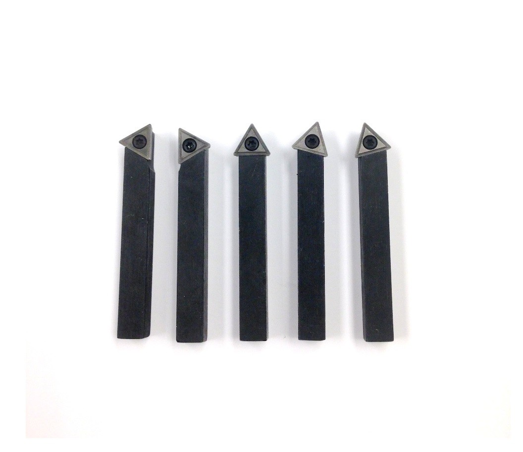 3/8" 5 PIECE INDEXABLE CARBIDE TURNING TOOL SET (2003-0002)