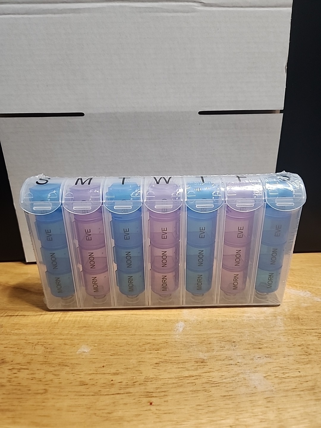 7 Day Morning Noon Evening Bedtime Pill Organizer