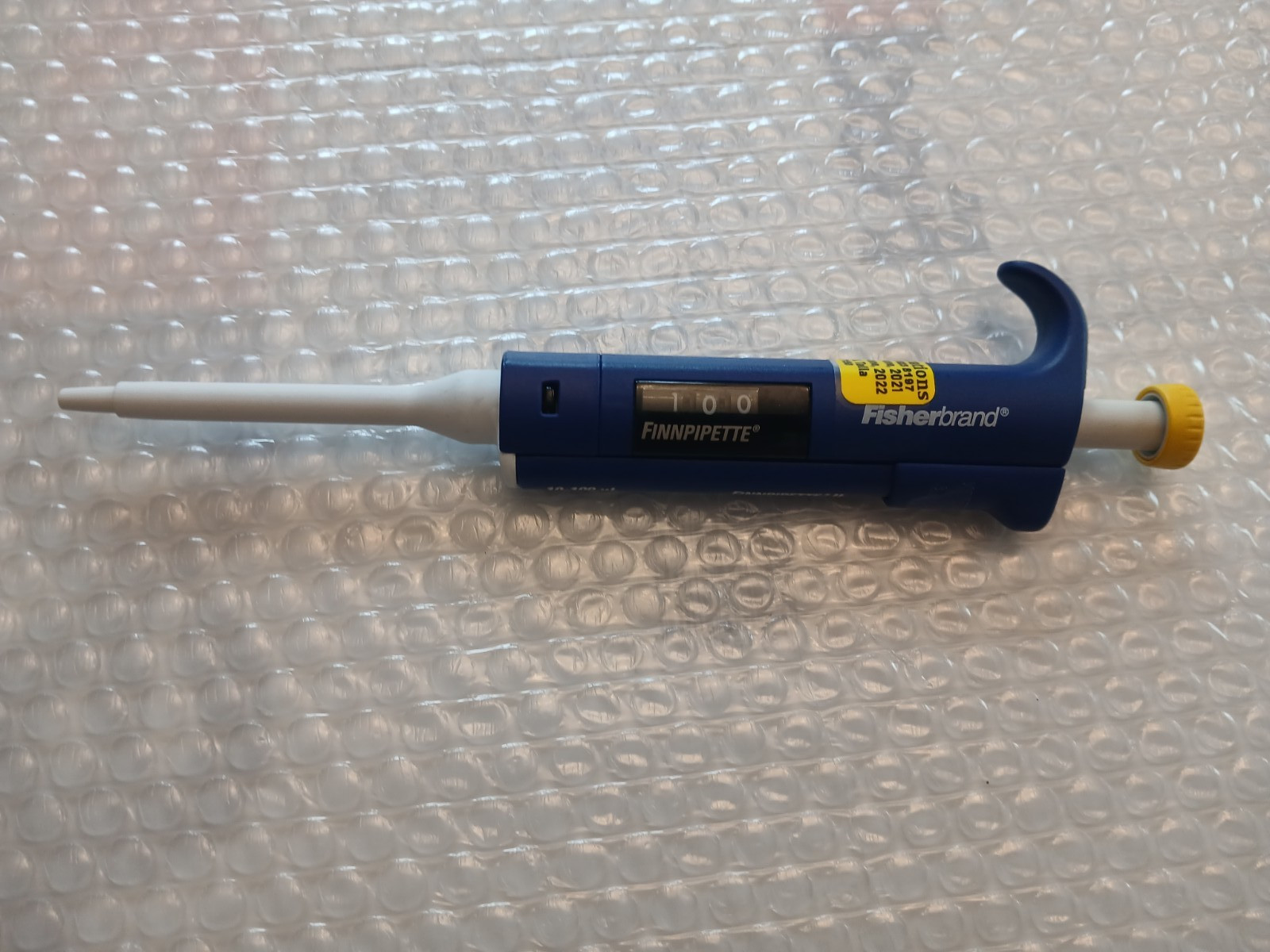 FISHERBRAND FINNPIPETTE II 10-100µL Adjustable Volume SINGLE CHANNEL MANUAL