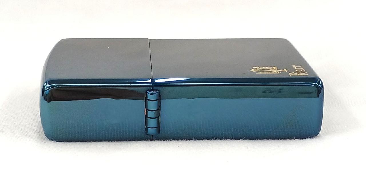 Zippo Peace 2007 Blue Titanium Lighter