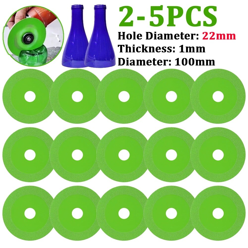 Disco de corte de vidrio Sierra ultrafina 100mm para cortar botellas de cristal