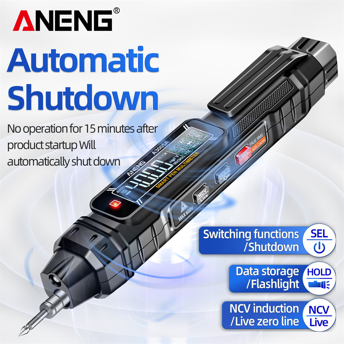 ANENG Professional Digital Multimeter Pen AC/DC Voltage Testing Essential To