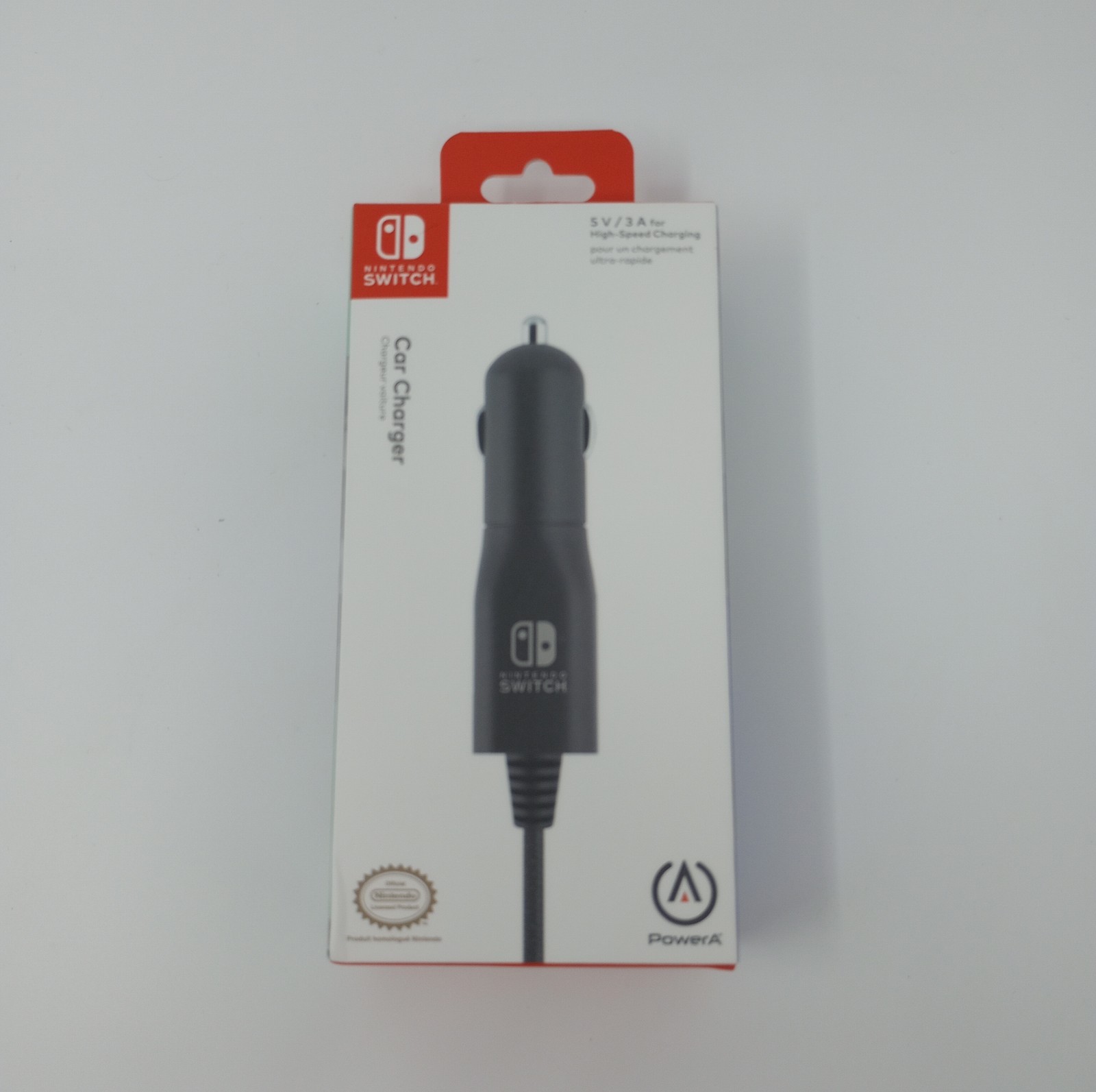 PowerA Nintendo Switch Car Charger NEW! - 6ft Braided Cable