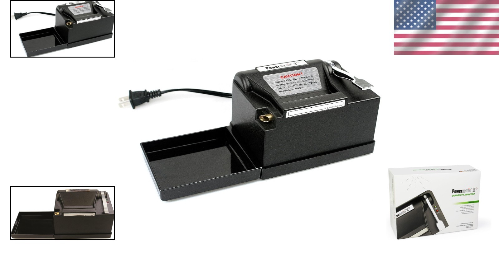 Effortless Rolling with II Plus Electric Cigarette Injector - Compact & Durable