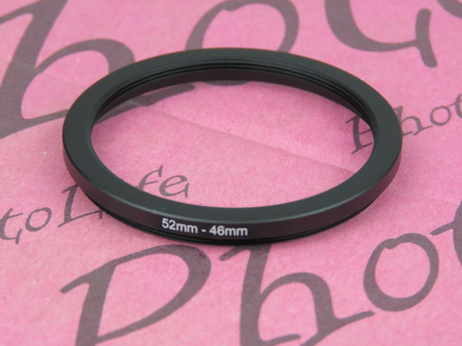 52mm to 46mm 52mm-46mm Stepping Step Down Filter Ring Adapter