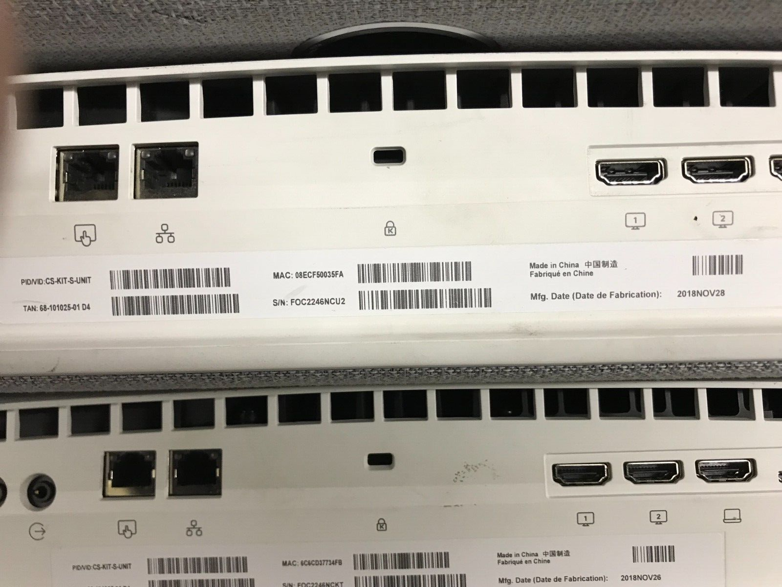 Lot of 6 Cisco TTC7-23 Webex Room Kit Untested