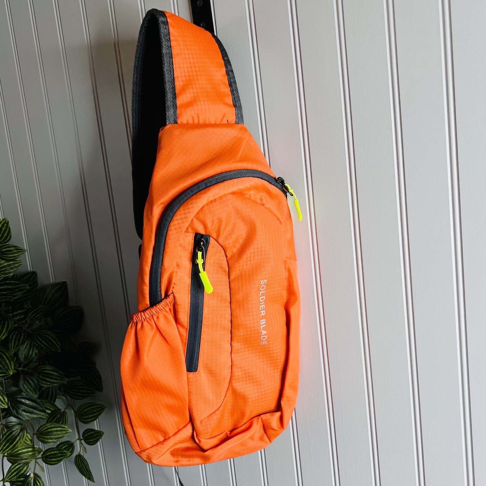 Soldier Blade Waterproof Sling Shoulder Bag Backpack Adjustable Strap Orange