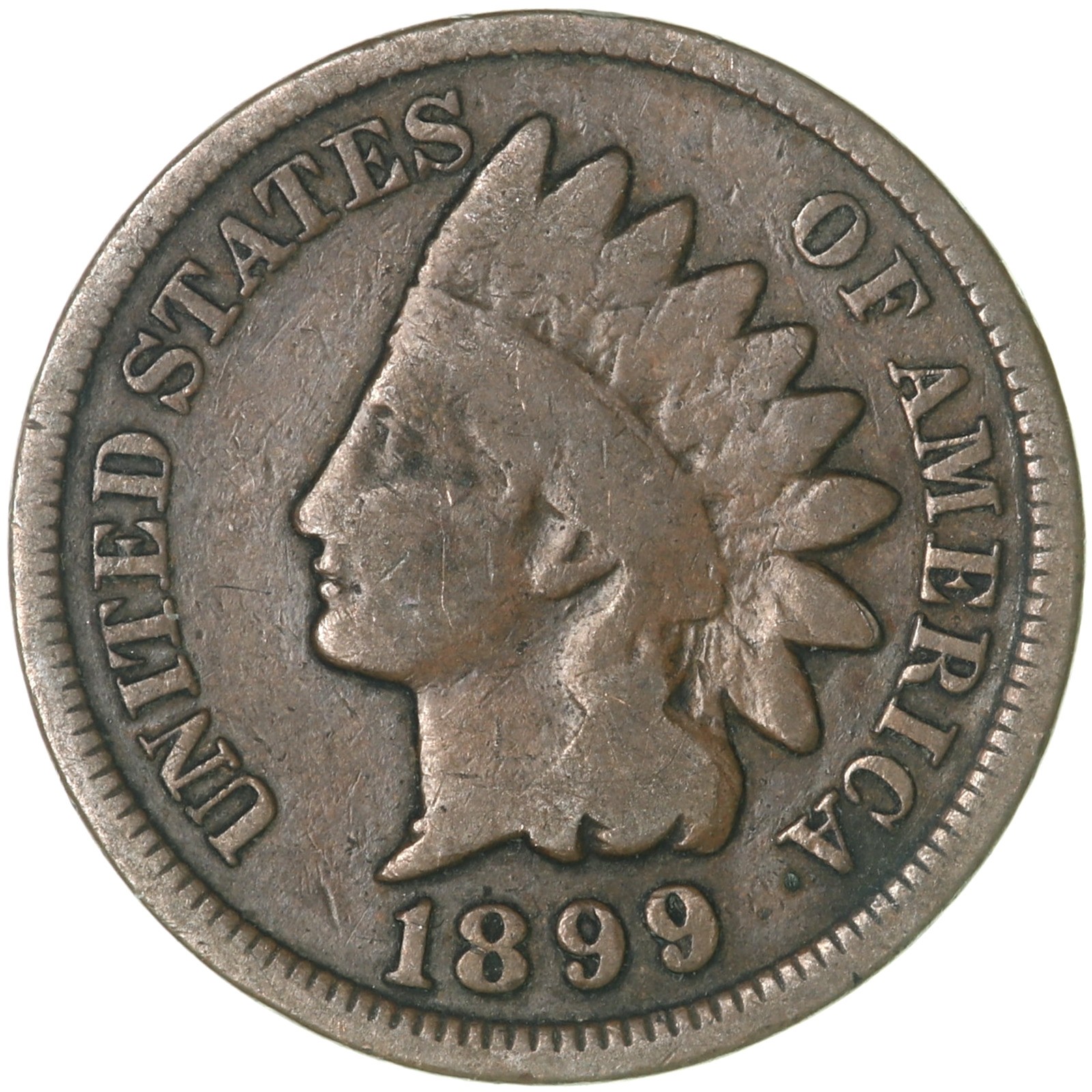 1899 (P) Indian Head Cent Good Penny GD