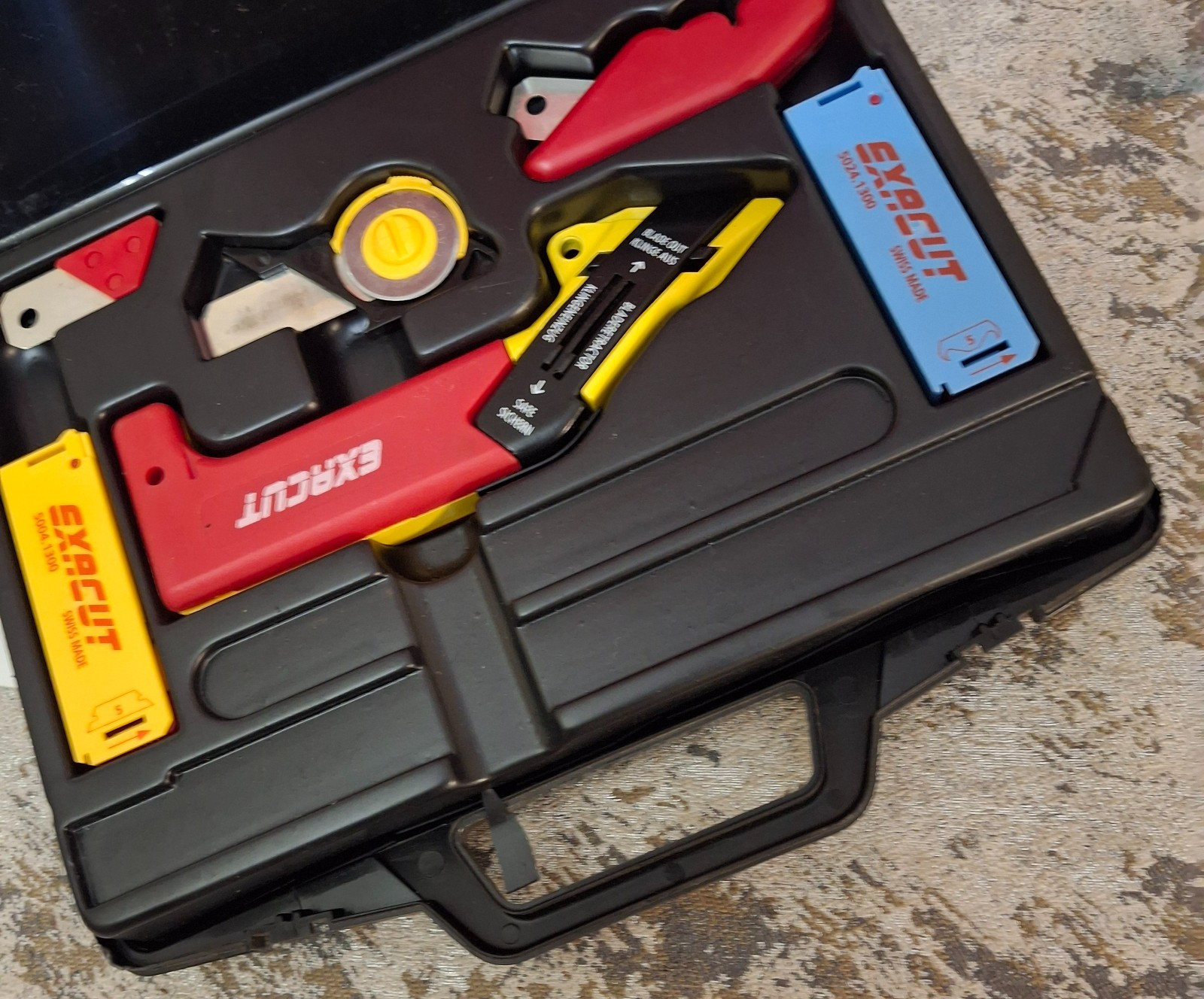Exacut Utility Knife Swiss Made Multi-Purpose Original Knife System w/ Case