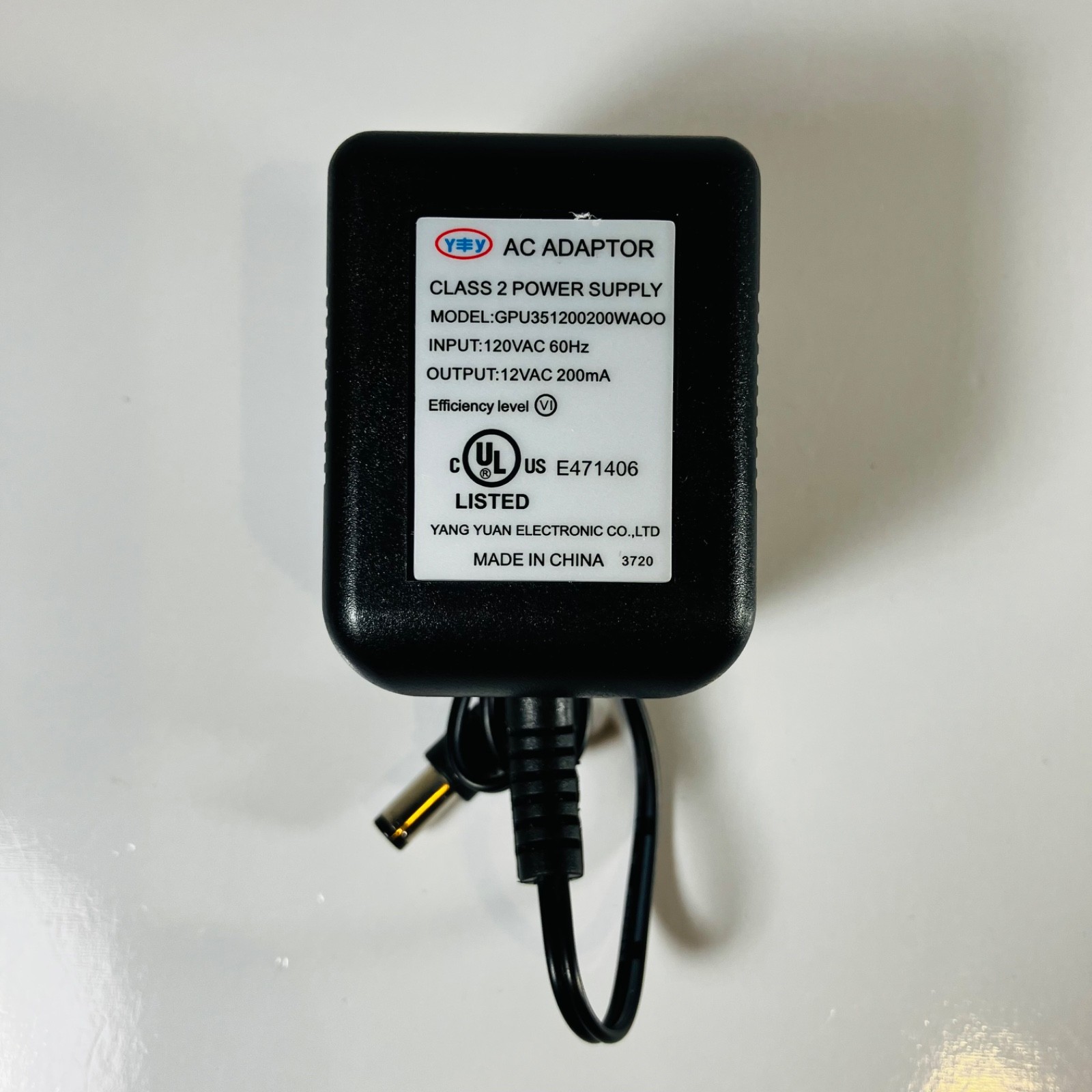 12V AC/AC Adapter For GPU351200200WAOO PetSafe PWW00-13708 Fountain Charger