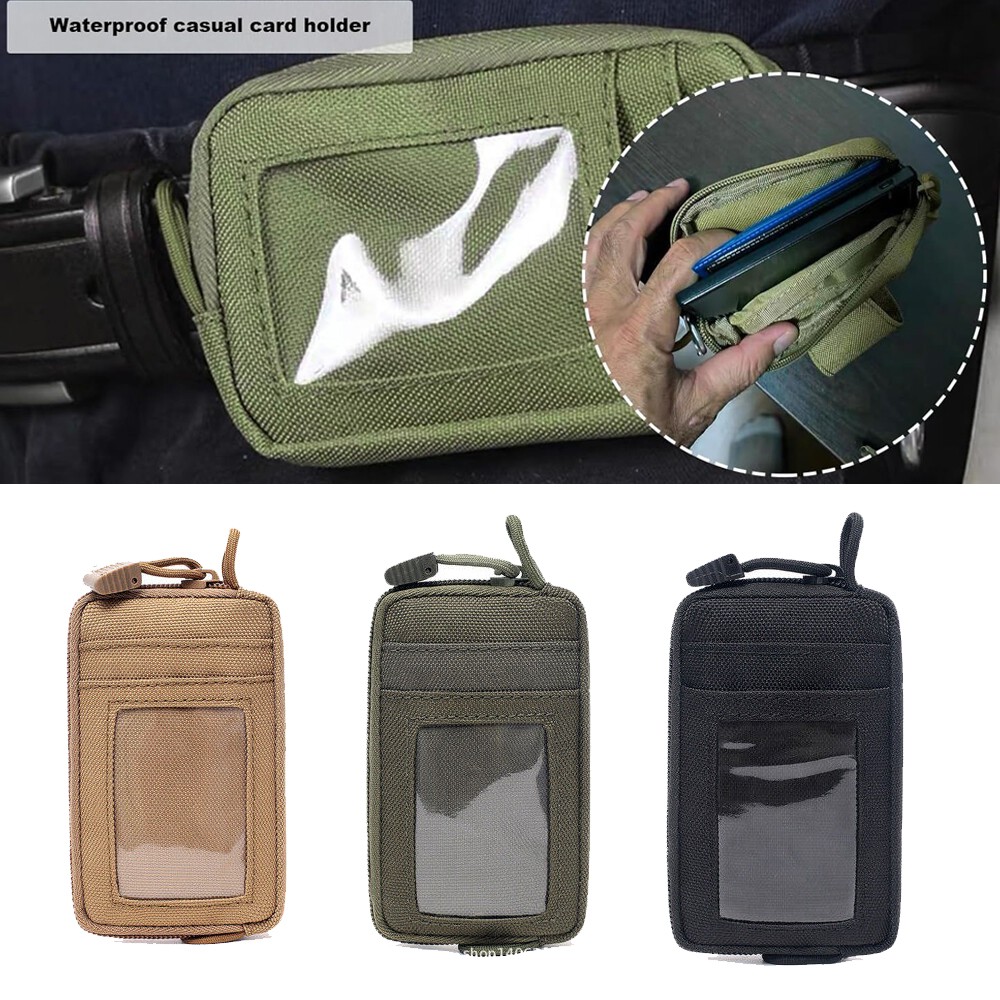 Tactical Men Wallet Pouch EDC Gear Coin Purse Hiking Key Card Holder Waist Bags