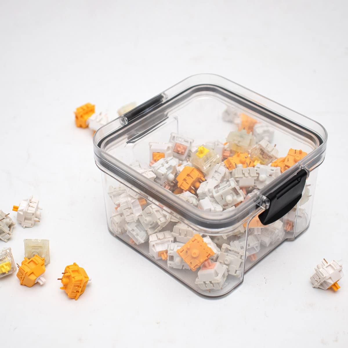 460ml Mechanical Keyboard Switch Container Transparent Sealed Storage