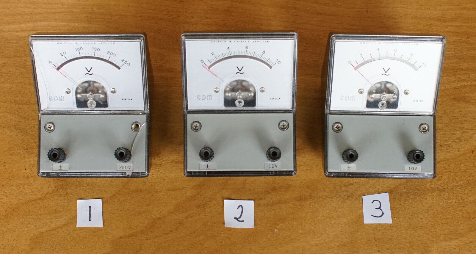 Griffin & George Limited EDM Voltmeter Test Analog Made in Japan