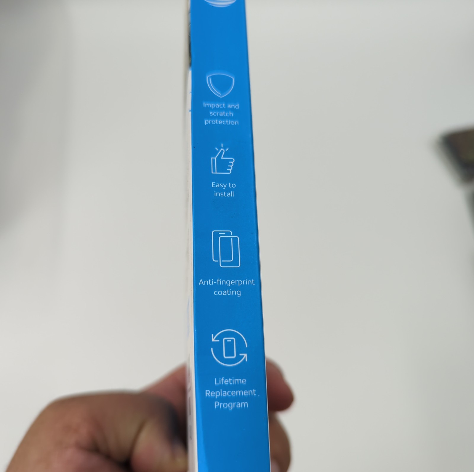 AT&T iphone 16 plus screen protector Tempered Glass Anti-microbial Ez Apply
