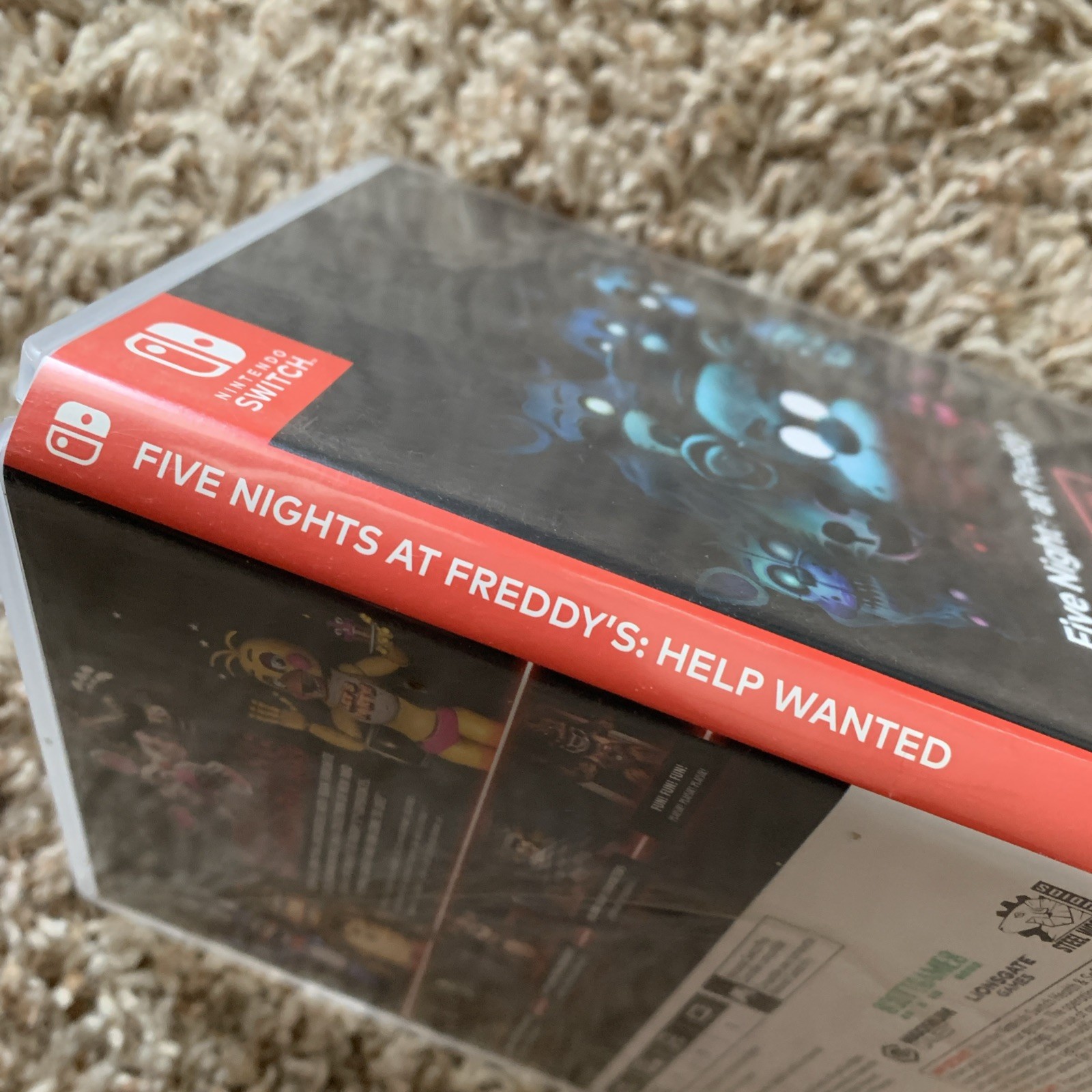 Empty Replacement Case! Five Nights At Freddy’s : Help Wanted Nintendo Switch