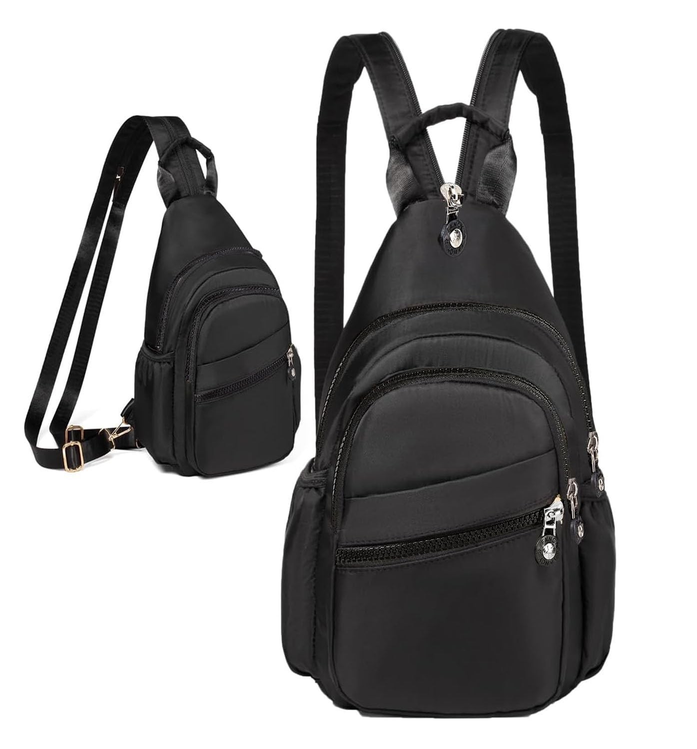 Small Crossbody Sling Bag Women Mini Backpack Convertible Chest Hiking Gym