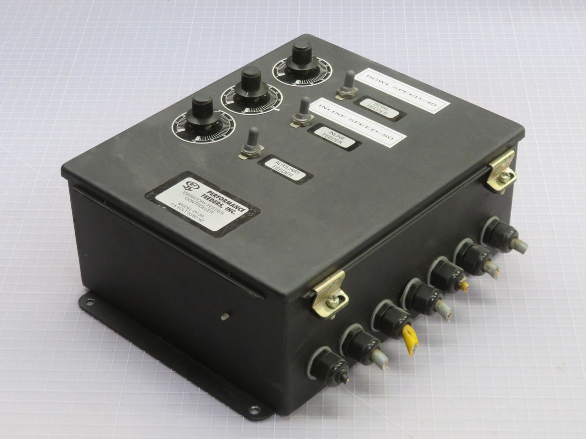 PERFORMANCE FEEDERS PF-3R VIBRATORY BOWL FEEDER CONTROLLER T262908