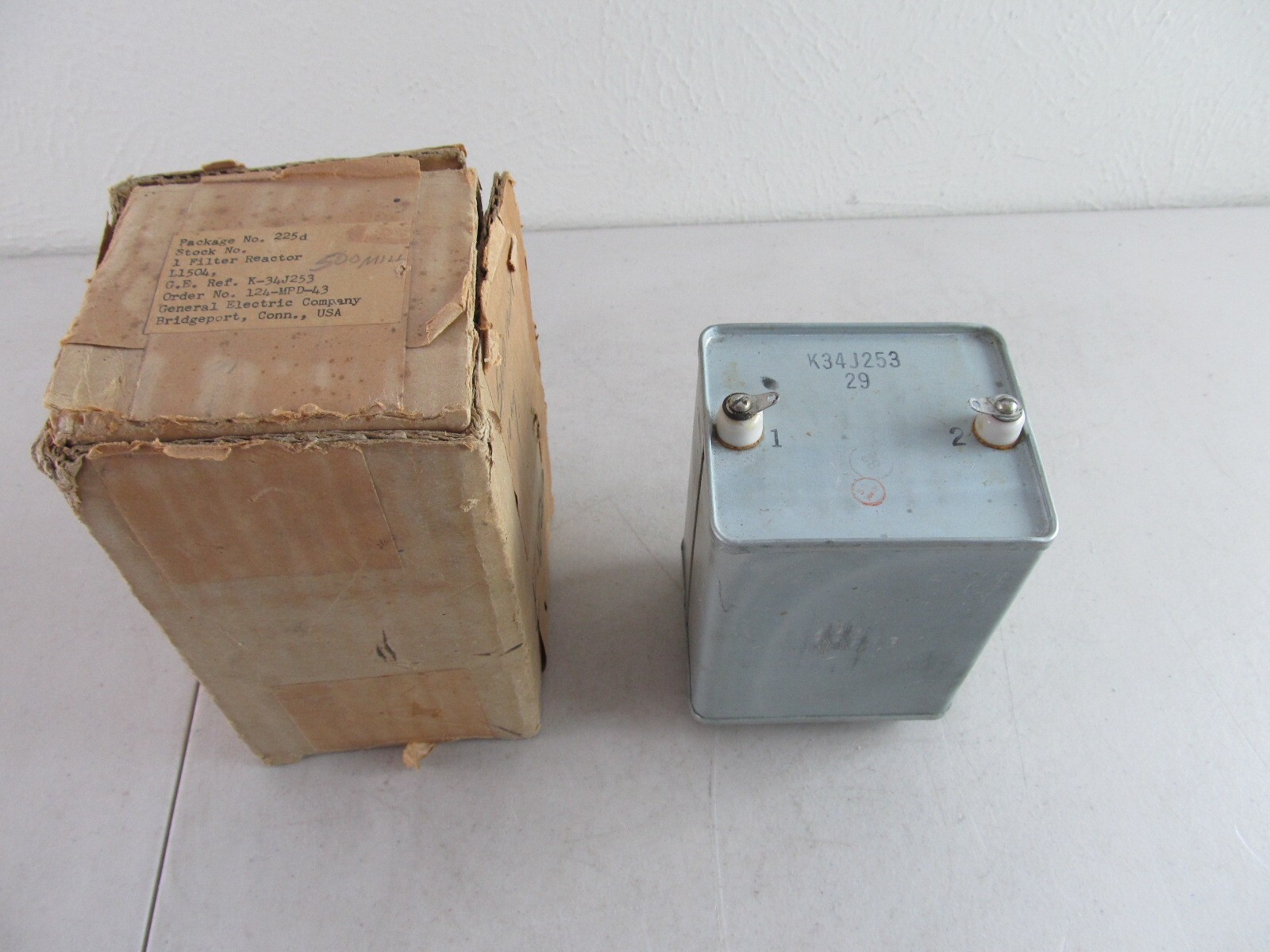 GE  REACTOR  Filter Choke K-34J253 New old Stock