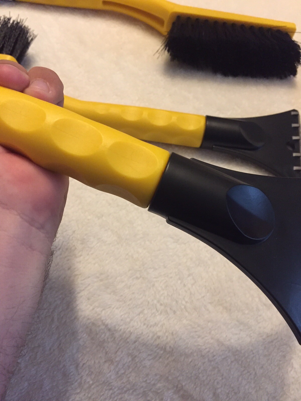 Snow Brush Ice Scaper Combo 3 Pack Yellow New