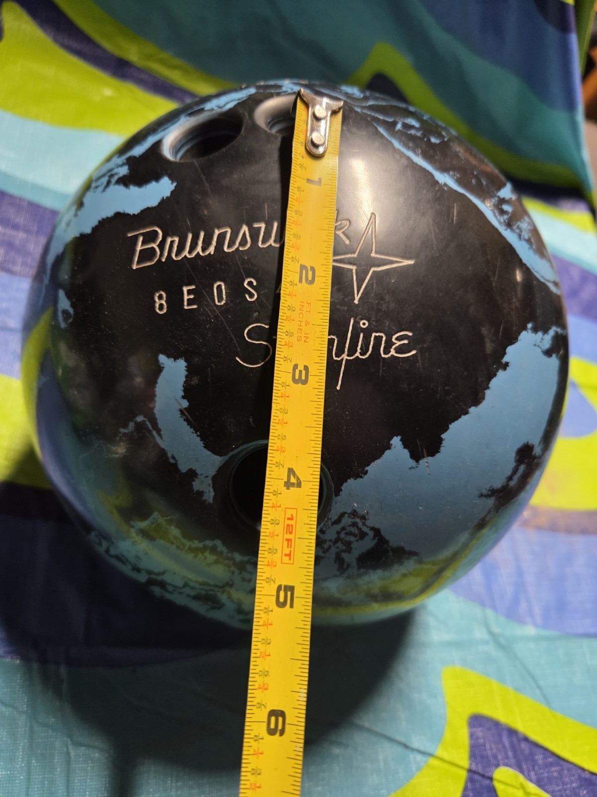 Brunswick Starfire K.d.r. 15lb Bowling Ball. See Pics