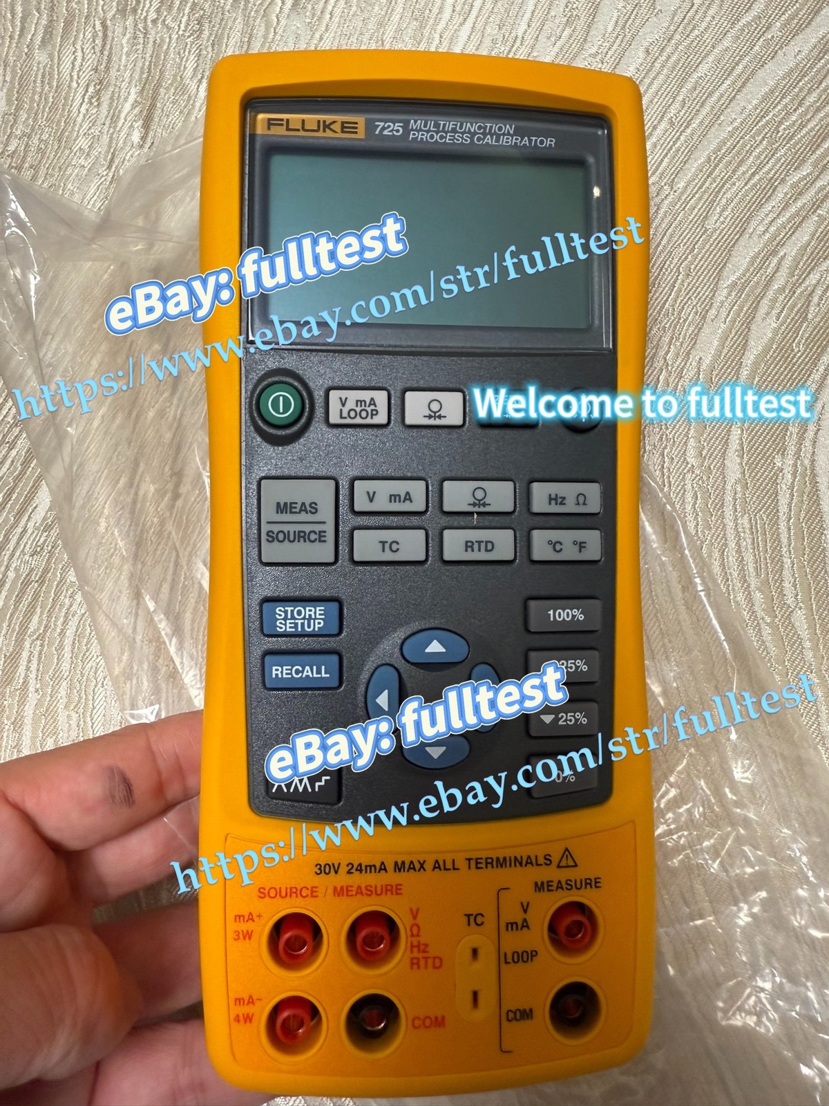 1PCS Fluke 725 Multifunction Process Calibrator /-fulltest