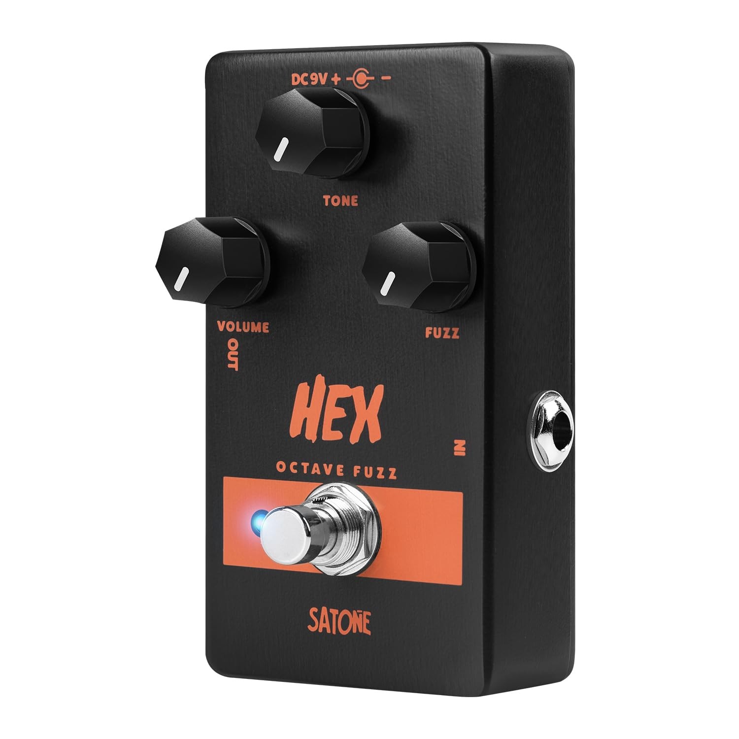 Hex Octave Fuzz Electric Guitar Pedal Satone S804 Classic Octave Fuzz Effect