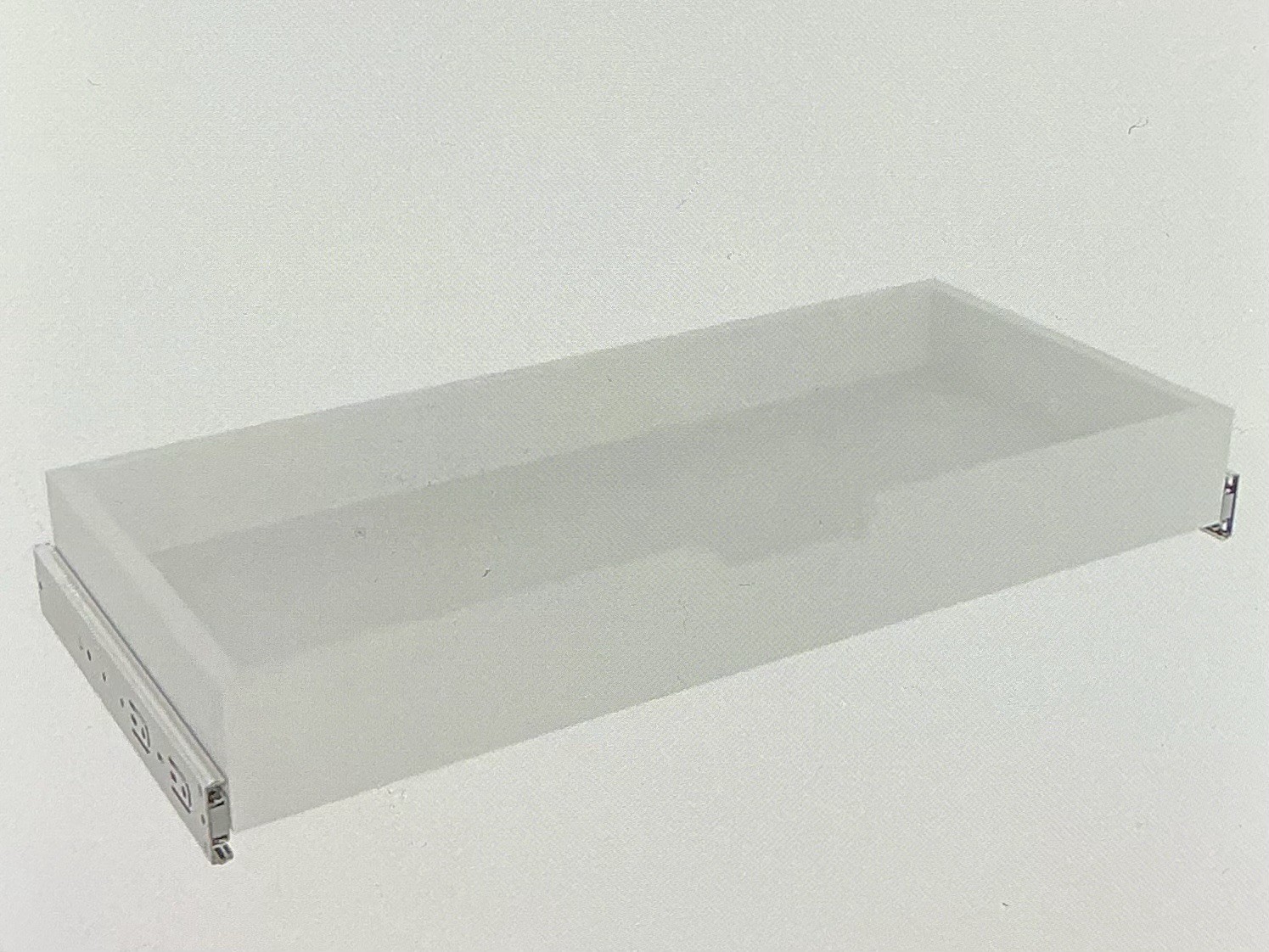 28” Wide White Soft Close Pull Out Cabinet Drawer Insert With Slides