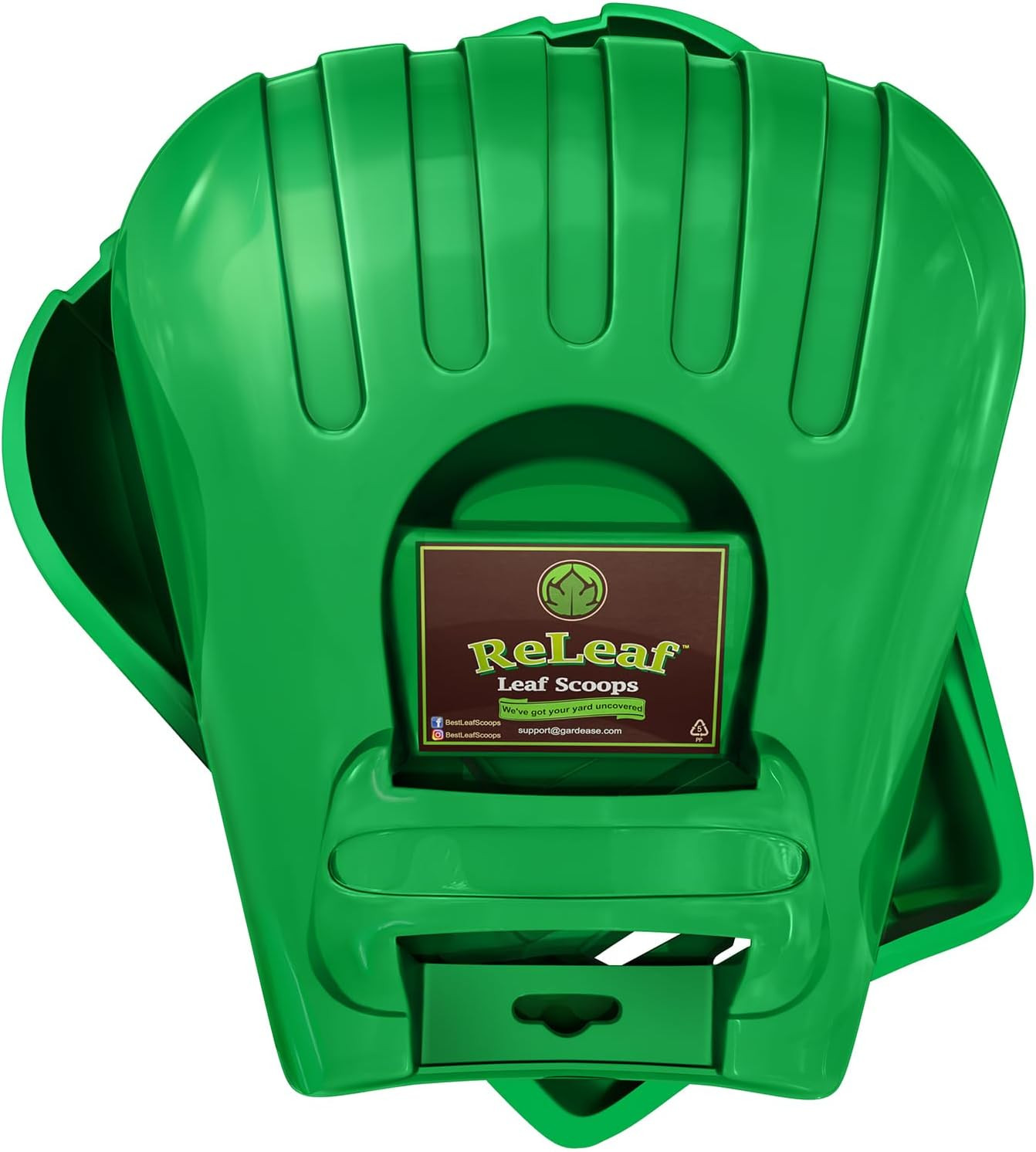 Leaf Scoops: Premium Ergonomic Large Hand Held Rakes for Fast Leaf, Lawn & Grass