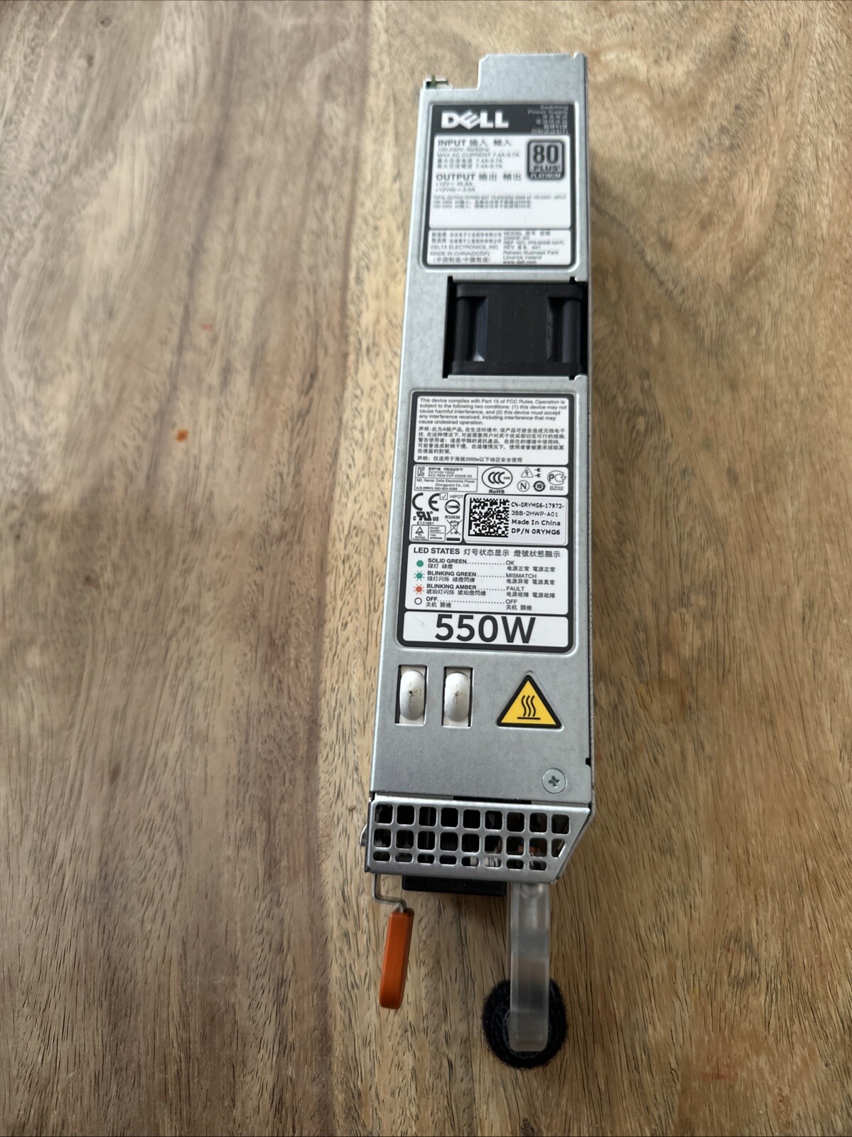 Dell PowerEdge D550E-S0 550W Switching Power Supply